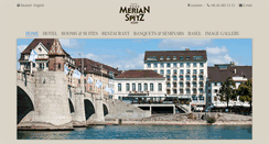 Desktop Screenshot of hotelmerianbasel.ch