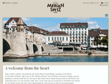 Tablet Screenshot of hotelmerianbasel.ch